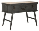 Console Industry con Contenitore 60x29x43,5 cm Legno di Abete e in Ferro Grigio
