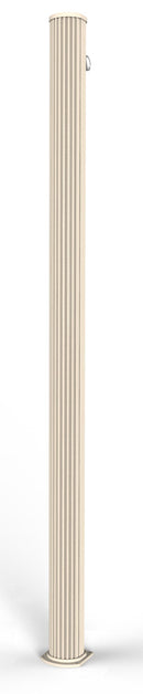 Doccia Solare da Giardino 25L Miscelatore e Lavapiedi Arkema Jolly S Bianco Crema