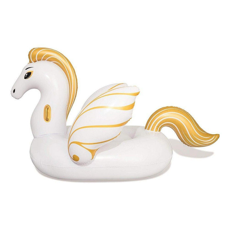 Cavallo Gonfiabile Gigante 231x150 cm in Vinile Bestway  41118 Pegaso Bianco
