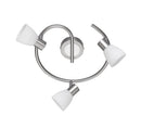 Plafoniera da Interno a LED in Metallo Nichel Opaco