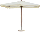 Ombrellone da Giardino 2x3 m Palo Ø48 mm in Legno Morel Ecrù