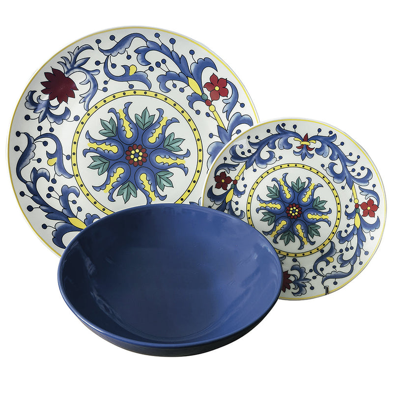 Servizio Piatti 18 Pezzi in Porcellana VdE Tivoli 1996 Renaissance