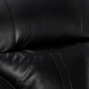 Poltrona Relax Reclinabile Manuale 90x74x130 cm in Similpelle Nero