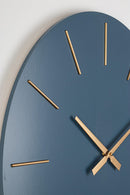 Orologio da Parete  Ø60x5 cm in Legno TimeLine Blu