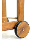 Set Tavolino e 4 Sedie Pieghevoli da Giardino in legno Vittoria