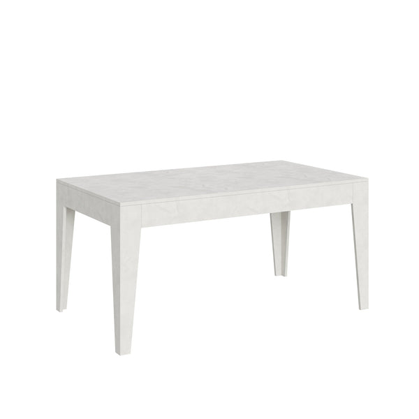 sconto Tavolo Allungabile 160-220x90x77 cm Cico Bianco Spatolato