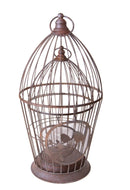 Set 2 Gabbie Metallo 37x37 H 83 cm