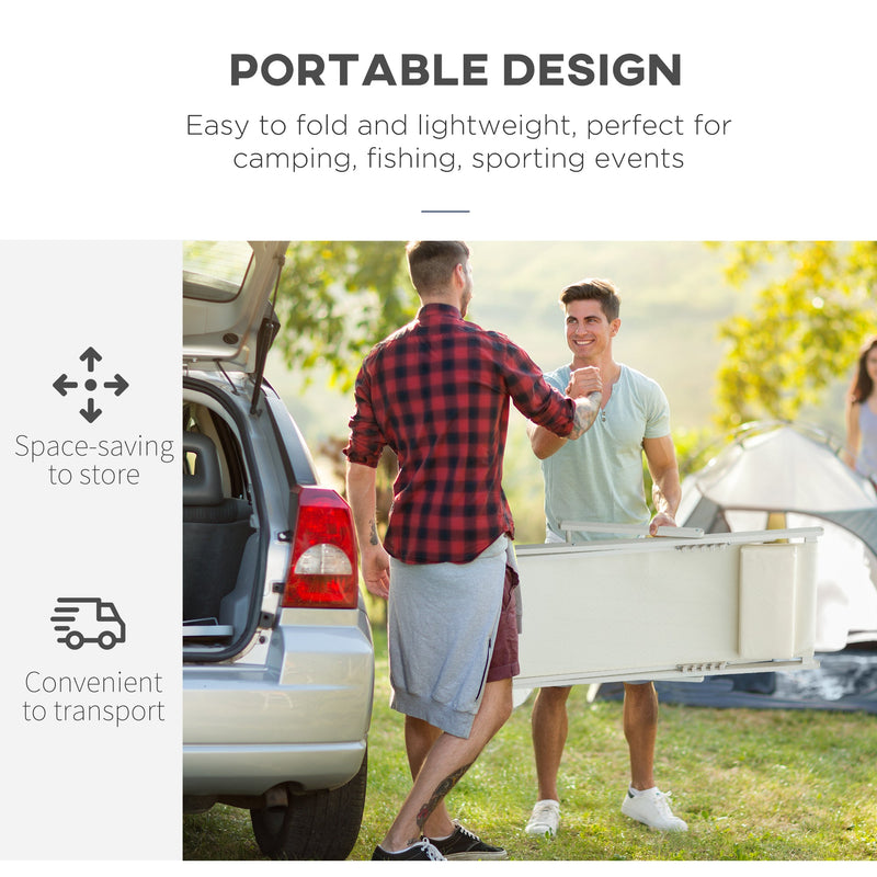 Set 2 Sedie Sdraio 96,5x58x91,5 cm in Alluminio Beige