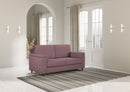 Divano 2 Posti 168x85x85 cm Marrak in Tessuto Prugna
