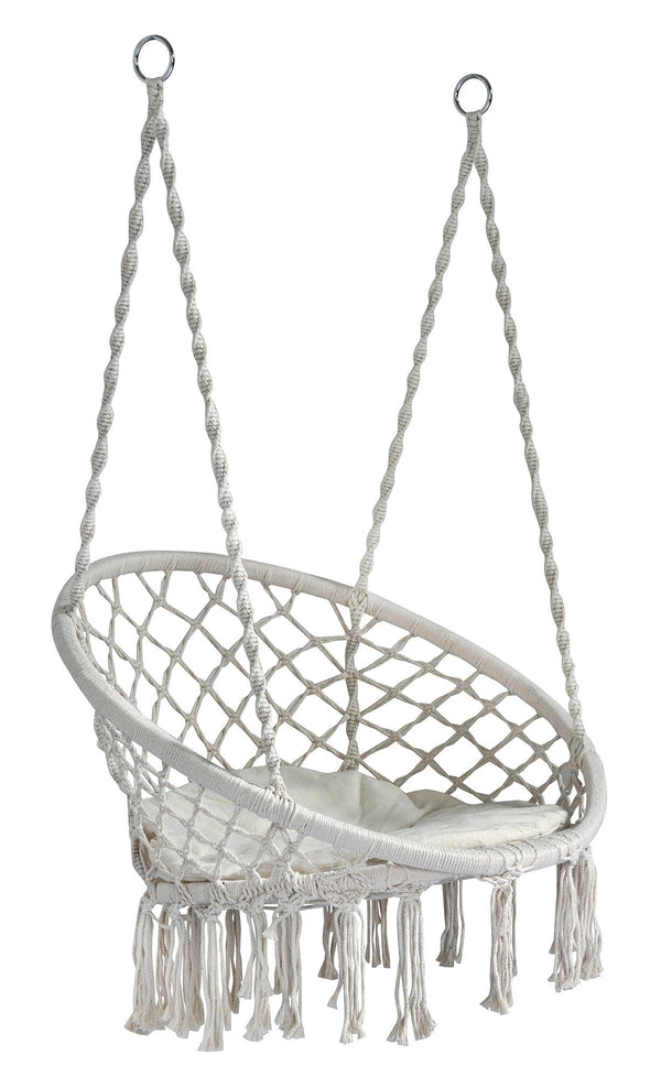 acquista Baumschaukel 78 x 65 x 55 cm in weißem Seil