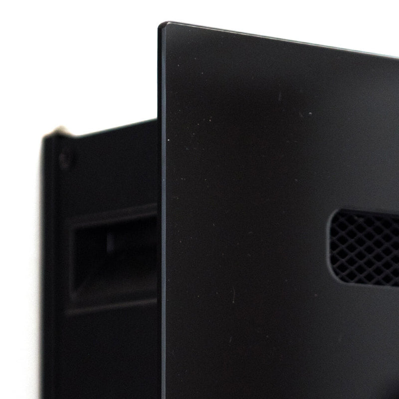 Camino Elettrico da Incasso Effetto Fiamma 101,6x14x54,6 cm 750W/1500W Nero 