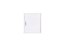 Pensile Lavanderia da Esterno 46,5x34x52,5 cm in PVC Bianco 
