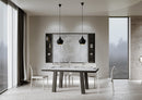 Tavolo Allungabile 180-284x90x80 cm Bridge Evolution Marmo
