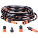 Tubo Pompa dell'Acqua da Giardino 20 Metri Ø13 con 5 Raccordi Max 6 Bar in PVC Black & Decker