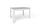 Tavolo Allungabile 120/170x80x75 cm Cemento e Ossido Bianco