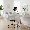 Sedia Poltrona Direzionale da Ufficio in Similpelle Tosini Dallas Bianco