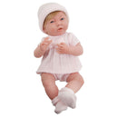 Bambola Bebè Neonato con Pigiama Rosa 38cm JC Toys