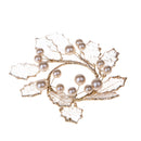 Set 6 Giro Candela con Agrifoglio Ø13 cm 