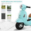 Scooter Elettrico per Bambini Licenza Ufficiale Piaggio Vespa Small 7,2V 2,5Ah Verde      