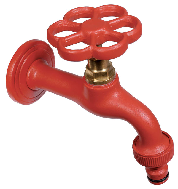 Rubinetto Colorato per Fontana da Giardino in Ottone Belfer RUB/024 Rosso acquista