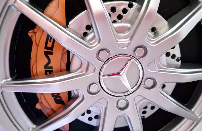 Macchina Elettrica per Bambini 12V con Licenza Mercedes GTR AMG Bianca