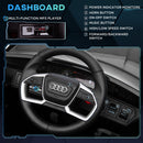 Macchina Elettrica per Bambini 12V con Licenza Audi E-Tron Sportback Nera