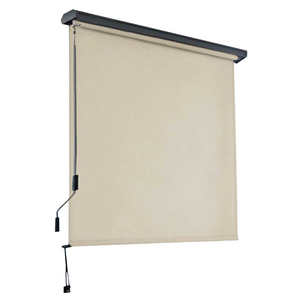 Tenda da Sole Avvolgibile Manuale 120x250 cm in Alluminio e Poliestere Charleston Beige acquista