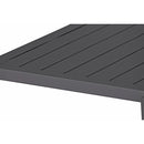 Tavolo da Giardino Allungabile 134/268x90xH75 cm in alluminio Lipari grigio