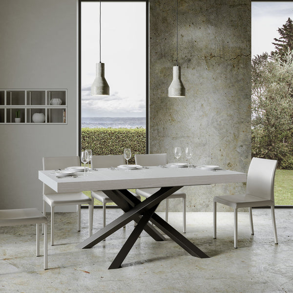 prezzo Tavolo 180x90x77 cm Volantis Fix Bianco Frassino