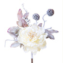 Set 24 Pick Rosa H23 cm Crema