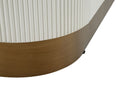 Mobile Tolosa 121x41x90 cm in MDF e Frassino e Ferro      