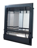 Camino a Bioetanolo da Incasso 60x30x62,5 cm 2000W 1,5L Nero  