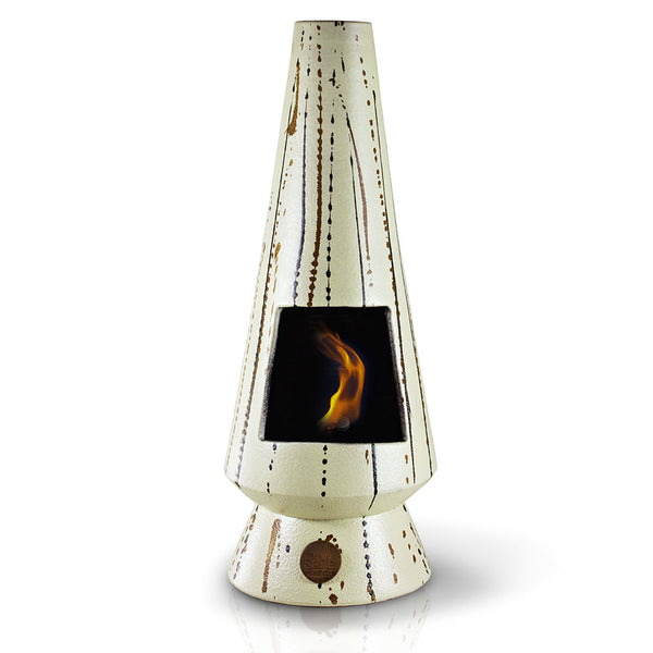 prezzo Bioethanol Bodenkamin aus Keramik 28x70 cm Ferazzoli Niedriger Baum Elfenbein Skizzen