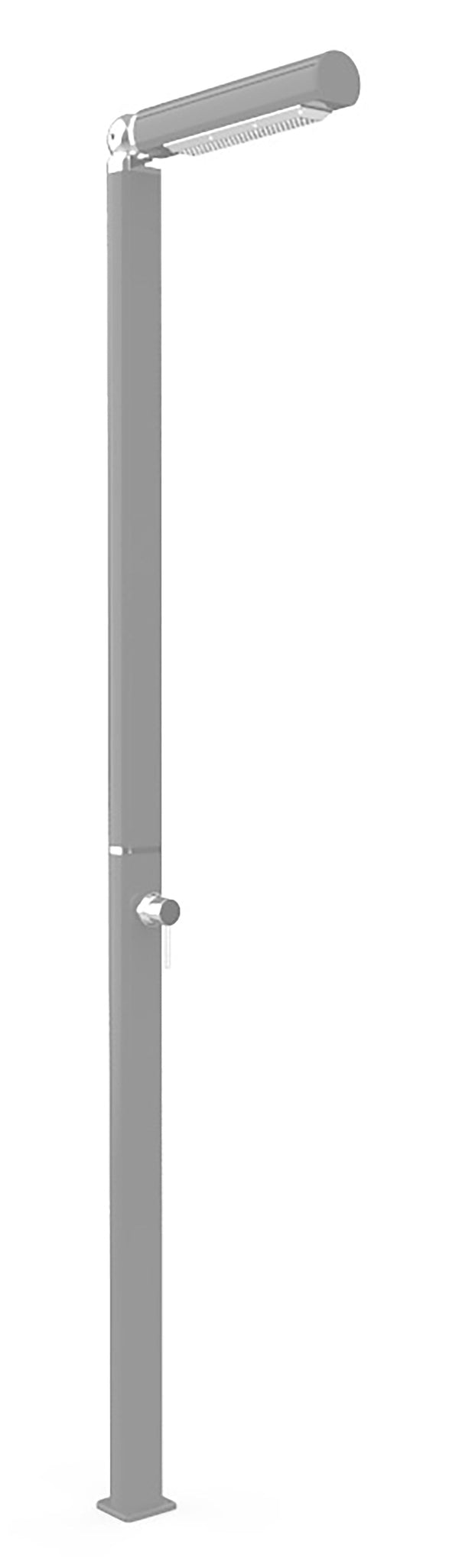 sconto Doccia da Giardino Miscelatore Arkema Quick Alluminio Satinato