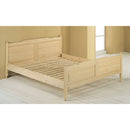 Letto Matrimoniale con Doghe in Legno Abete Grezzo 170x205x83cm Fumer Country