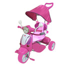 Triciclo a Spinta per Bambini Seggiolino Reversibile Hornet Rosa