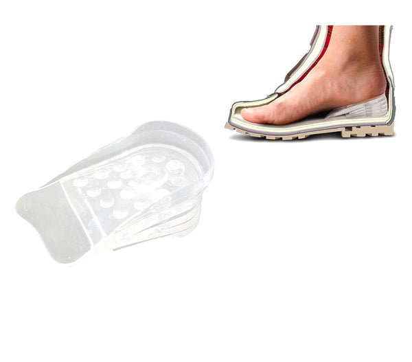 Set mit 10 Einlegesohlen H5 cm aus transparentem weichem Silikon acquista