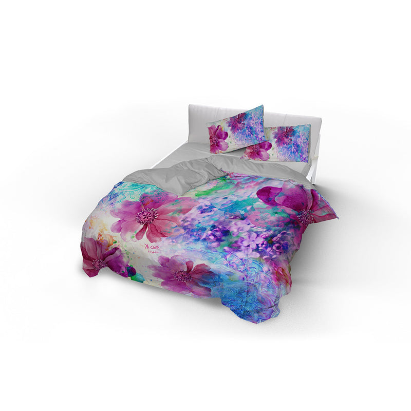 Copripiumino Matrimoniale Stampa sul Sacco e Federe Kio646