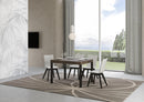 Tavolo Allungabile 120-204x80x77 cm Everyday Noce e Antracite