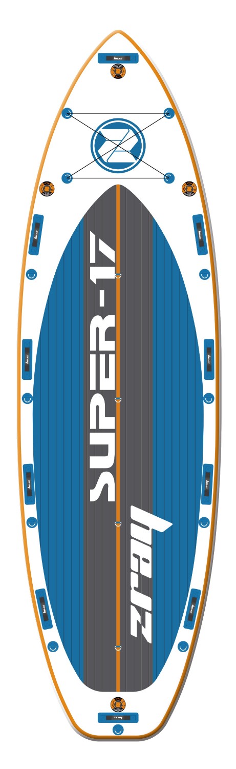 Aufblasbares SUP 518x152x20cm Zray S17 Super SUP Board online