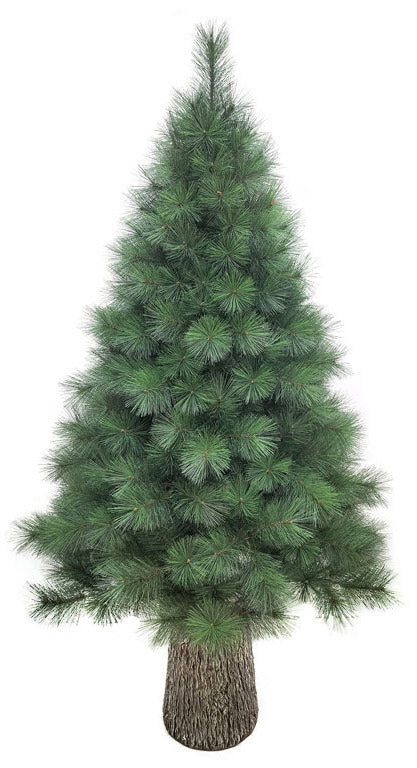 Künstlicher Weihnachtsbaum 240 cm 66 Äste mit grünem Eichenstamm prezzo