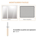 Gattaiola Ø44x4P cm per Vetro Rete e Porta Bianca