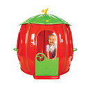 Casetta Gioco per Bambini 141x141x142 cm Fragola in Plastica 