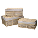 Set 3 Scatole paper hilary beige cm 38x27xh17