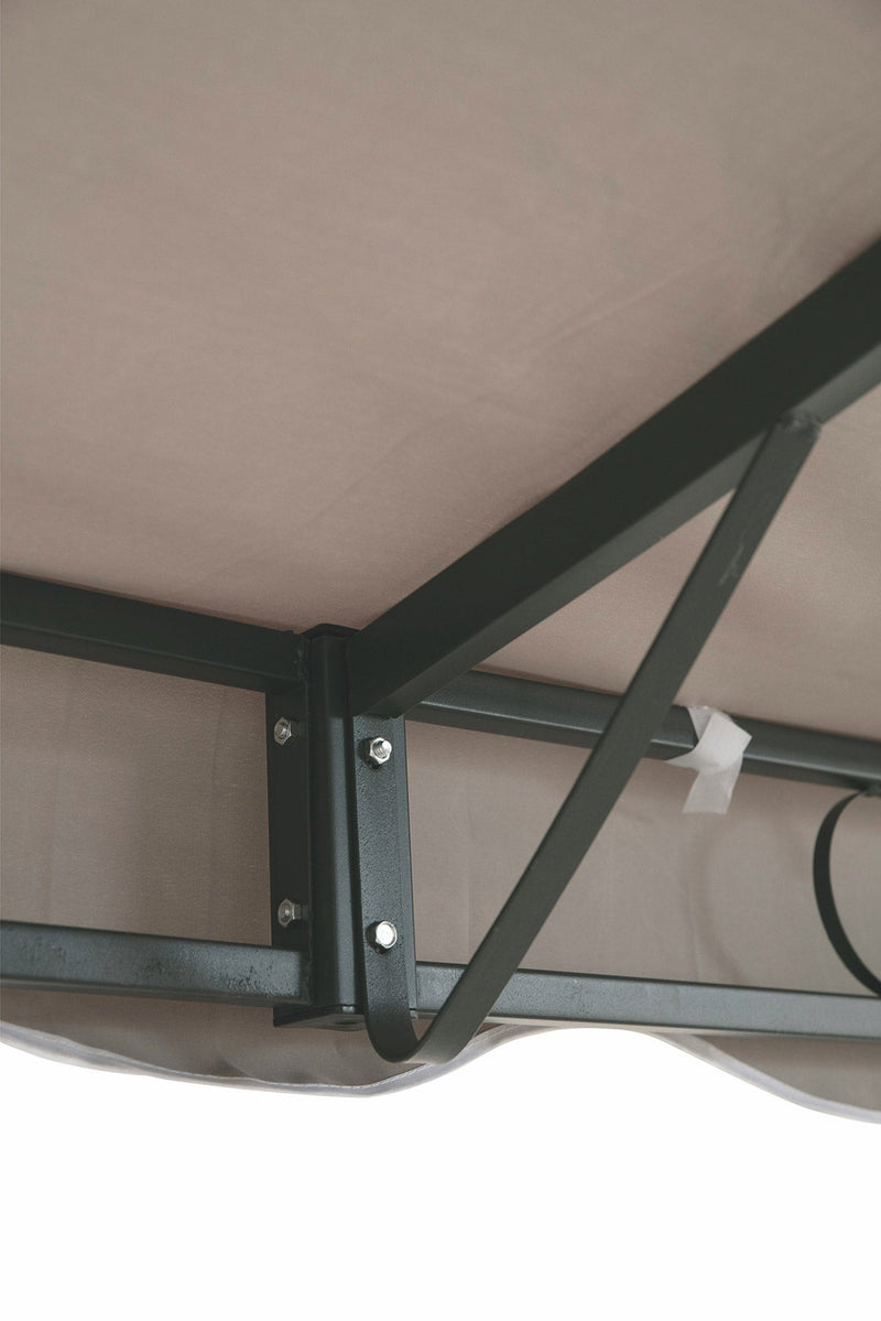 Pergola da Giardino in Ferro 3x2,5 mt Soriani Tortora