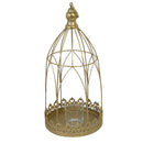 Portacandele metallo oro cm Ø13xh30