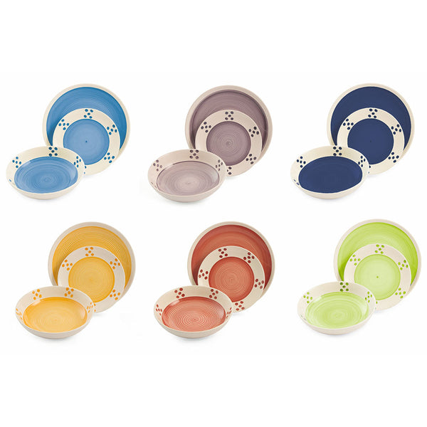 Villa d'Este Salento Tafelservice aus Steinzeug 18-teilig prezzo