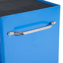 Carrello Porta Utensili da Officina con Cassettiera Azzurro 61.5x33x85 cm 