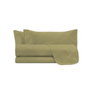 Set Lenzuola Sopra Sotto e 2 Federe Linea Water Washed Ocra