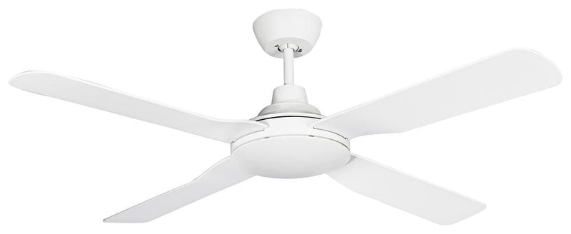 Ventilatore da Soffitto per Esterno con 4 Pale in Abs Ø140 cm 3 Velocità Martec Liberty Bianco